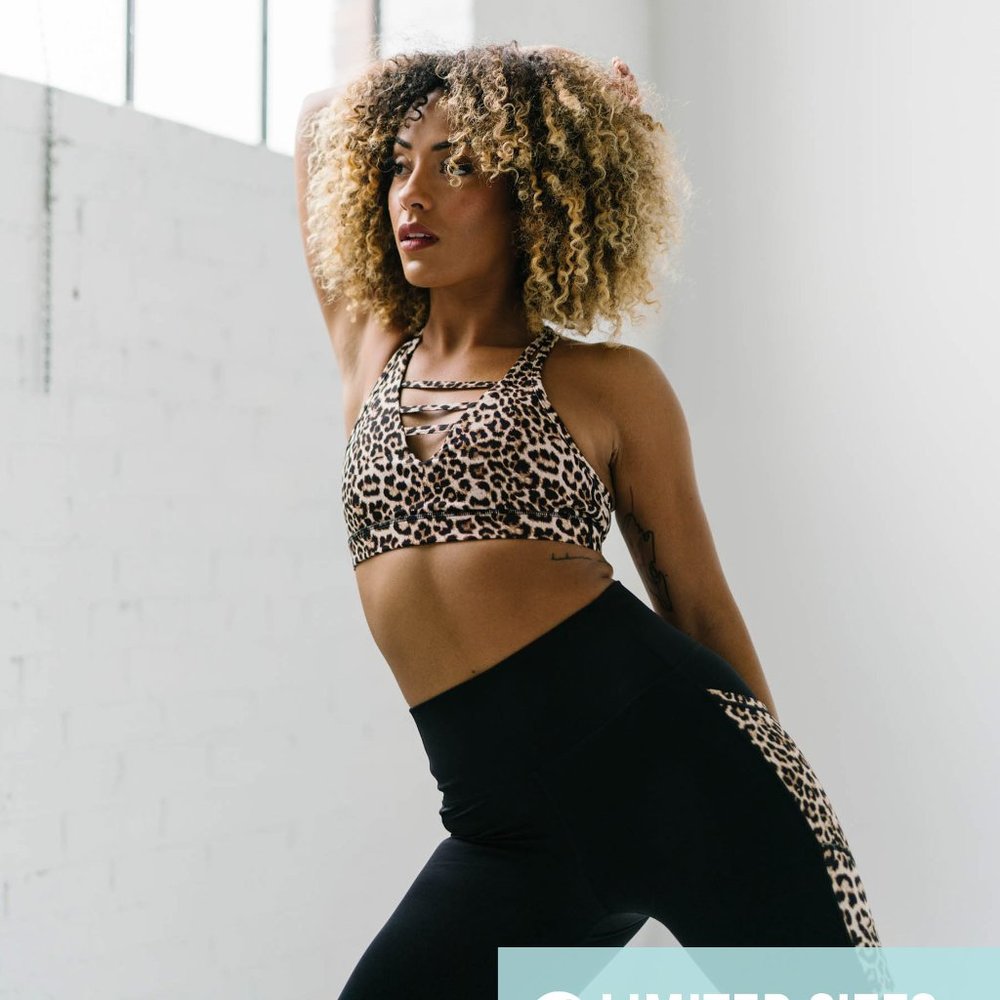 ZYIA | Leopard Grid Bra